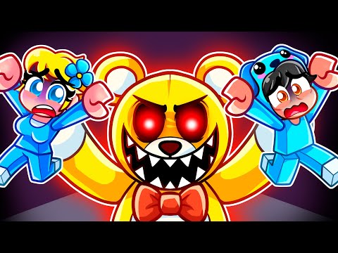 Escaping SCARY TEDDY BEAR in Roblox!