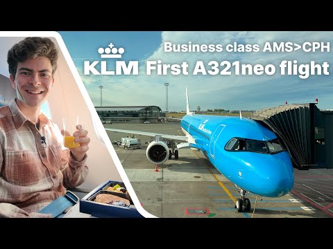 YouTube thumbnail for KLM Airbus A321neo