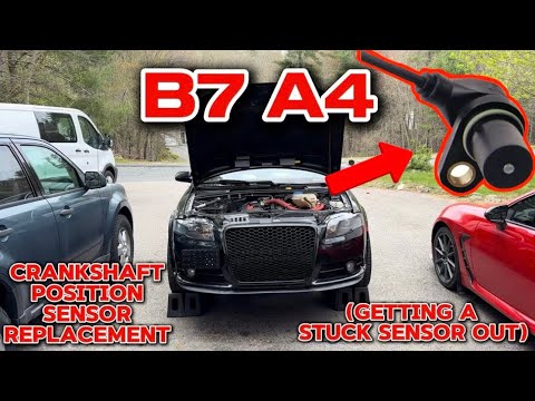 Crankshaft Position Sensor Replacement (Step-by-Step) | Audi B7 A4 2.0T FSI