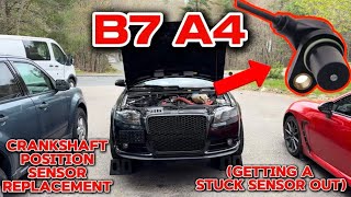 Crankshaft Position Sensor Replacement (Step-by-Step) | Audi B7 A4 2.0T FSI