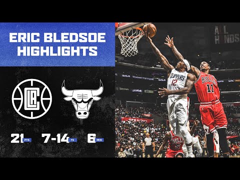 Eric Bledsoe (21 PTS, 6 REB) Made Plays and Brought the Energy vs. Chicago Bulls | LA Clippers