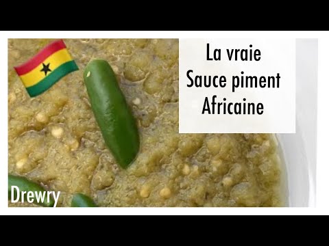 African Green Chili Confit in Oil