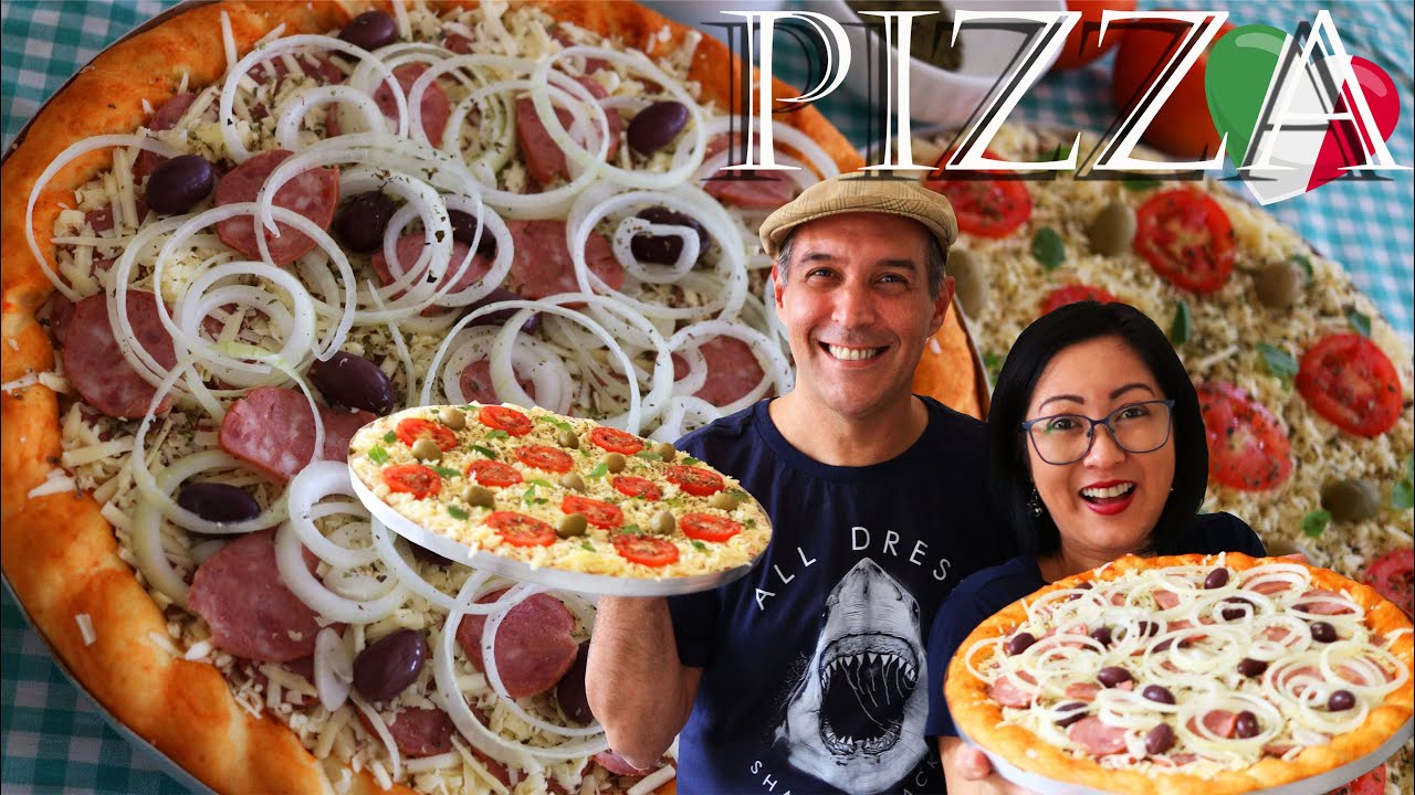 A MELHOR MASSA DE PIZZA - BEM SIMPLES E MACIA - PRE-ASSADA  BORDA RECHEADA DELICIOSA -  FAÇA E VENDA