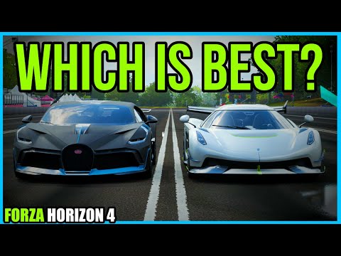 KOENIGSEGG JESKO vs BUGATTI DIVO in Forza Horizon 4 (First Face Cam)