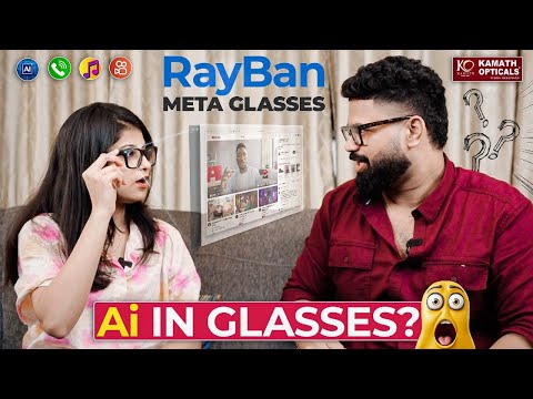 Exploring this crazy META GLASSES with Anvitha Acharya 😍🔥