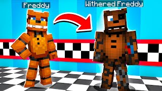 Freddy Becomes Withered Freddy | Minecraft Five Nights at Freddy’s FNAF Roleplay