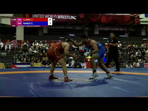BRONZE FS - 86 kg: J. LLANO (ARG) v. E. RAMOS (PUR)