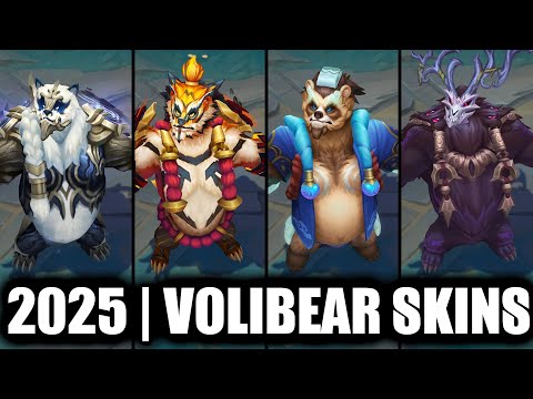ALL VOLIBEAR SKINS SPOTLIGHT 2025 | League of Legends