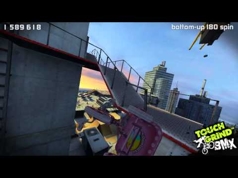 How to glitch on skyline - Touchgrind BMX