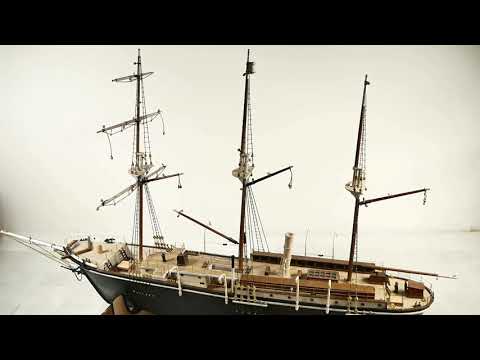 PALOS 62- Como colocar cadenas bauprés y flechastes. ENDURANCE - Modelismo Naval - Artesanía