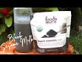 Making Black Sesa Milk For The First Time