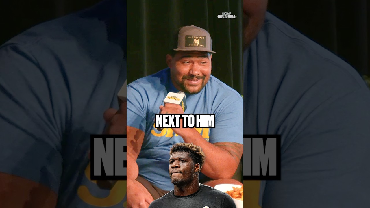 Darnell Washington’s size is shocking even to NFL players 😅😂 #nfl #steelers #pittsburghsteelers