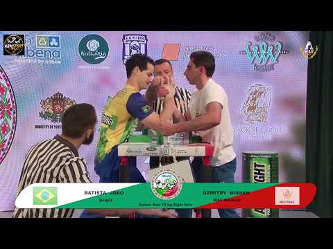 Joao Batista vs Dzmitry Biasan | Up to 75 kg | Right hand | 2025