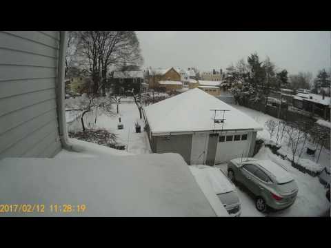 Februrary 12th 2017 Medford MA Snowstorm