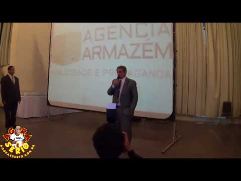Irineu Machado e Alexandre representando as autoridades de Juquitiba no 14º Encontro Regional de Imprensa da Região Sudoeste da Grande São Paulo
