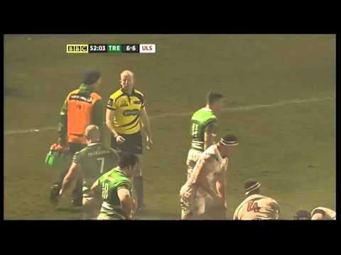 Treviso v Ulster 30/01/2016 Sean Reidy Try