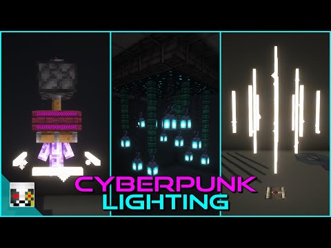 30+ Cyberpunk Light Ideas - Minecraft 1.19+