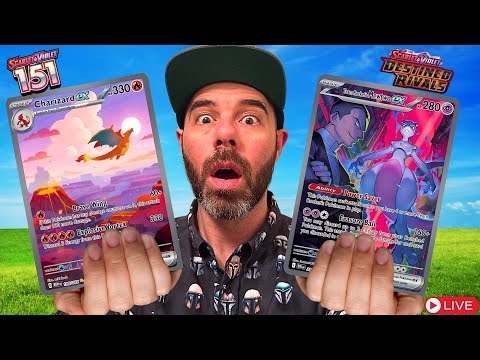 Opening the best Pokemon sets from the scarlet and violet era!