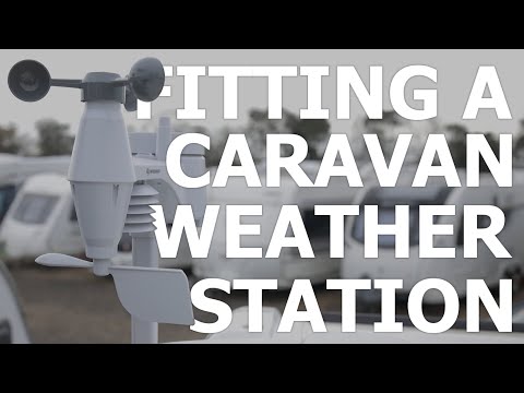 Fixing Bresser Weather Station to Caravan (and certain styles of motorhome)
