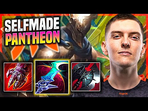 SELFMADE PICKS PANTHEON WITH NEW ITEMS! - FNC Selfmade Plays Pantheon JUNGLE vs Nunu | Challenger TV