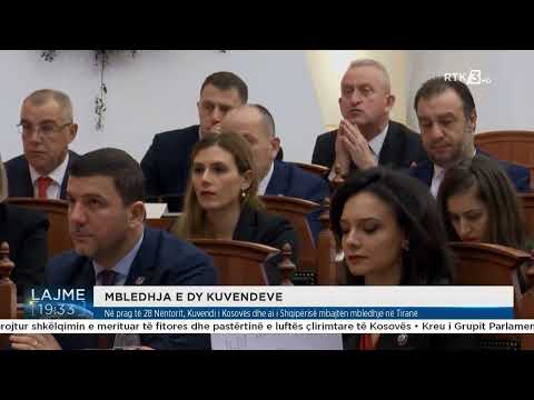 Në prag të 28 Nëntorit, Kuvendi i Kosovës dhe ai i Shqipërisë mbajtën mbledhje në Tiranë