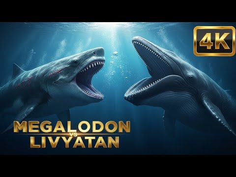 "Livyatan vs. Megalodon: Epic Ocean Titans Clash—Who Wins?! #SeaMonsterSmackdown"