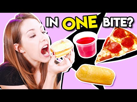 Ladies Try the Eat In One Bite Challenge!