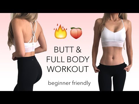 How To Get Fit & Grow A Bigger Butt | Full Body Gym Workout