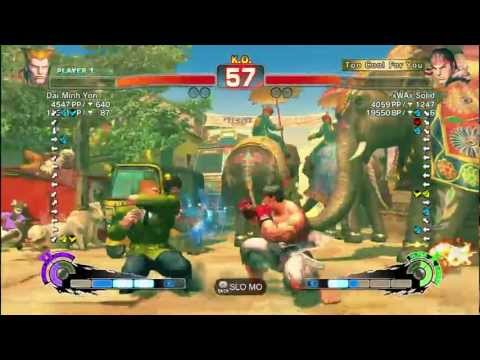 Dai Minh Yon (Guile) vs xWAx Solid (Ryu)