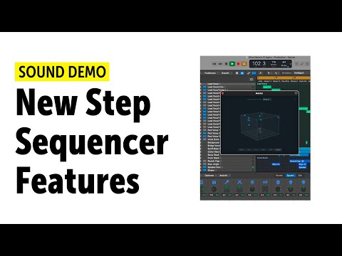 New Step Sequencer Features – Demo (no talking) – Apple Logic Pro X 10.7