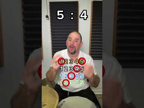 How To Play A 5:4 #polyrhythm In 15 Seconds!
