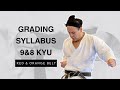 Karate Grading Syllabus 9 8 Kyu Red Orange Belt In Shuhari Shotokan Karate Association