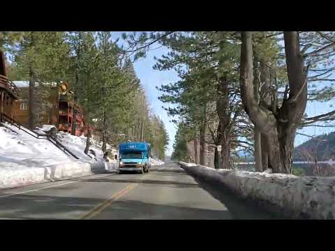 2022-12-24 Driving alongside Donner Lake
