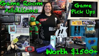 Newest Additions to the GAME ROOM! Over $1500 worth of Videogames/ Consoles! (Sega, Neo Geo, + More)
