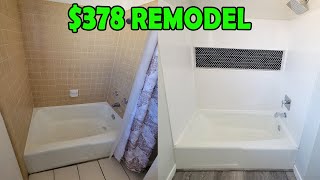 My $378 Bathroom Remodel (Before & After)