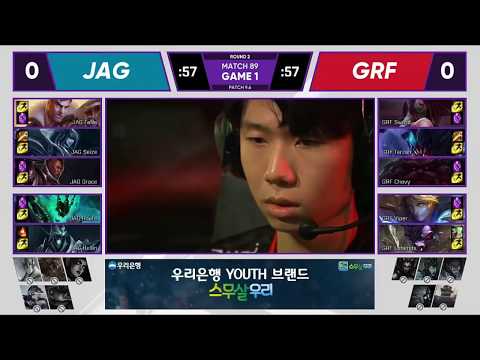 LCK 2019 JAG vs GRF Highlights Game 1 by BnB Gaming| Jin Air Green Wings vs Griffin Highlights