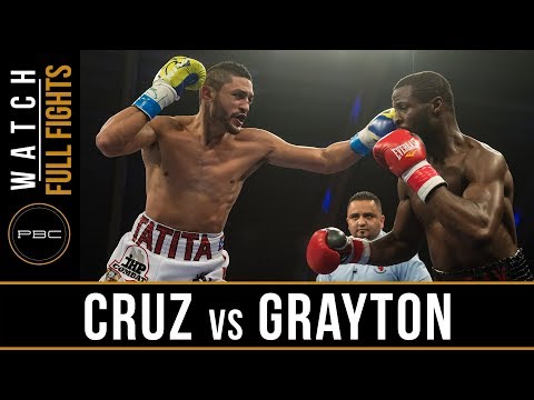 Cruz vs Grayton FULL FIGHT: November 21, 2017 - PBC on FS1