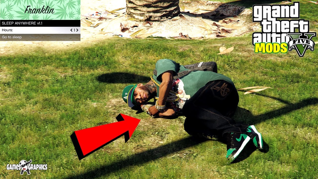 How to install Sleep Anywhere Mod (2020) GTA 5 MODS