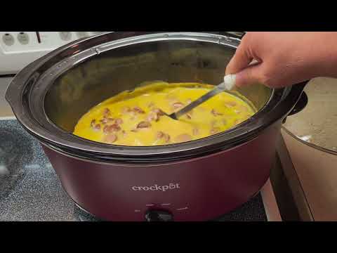 Crockpot Cheesy Sausage & Potatoes | Easy Dump & Go Dinner