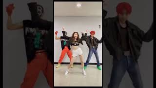 Download lagu FEARLESS Challenge with seventeen #hoshi and #the8 he8 #lesserafim #seventeen #yunjin mp3