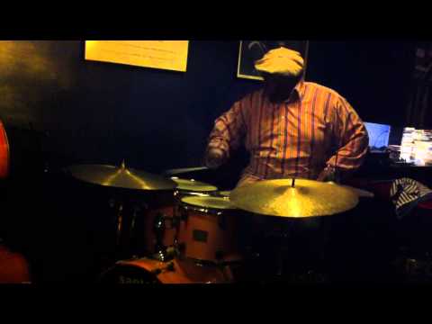 Johnathan Blake solo with Luis Perdomo Trio at Jimmy Glass Jazz Club