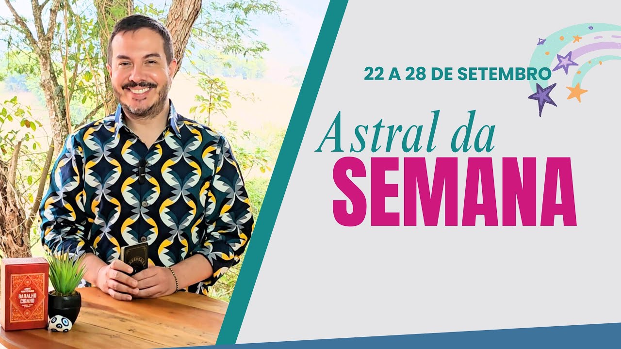 FAÇA SUA PERGUNTA: CARTA e ASTRAL da SEMANA - 22 a 28  de SETEMBRO 2024 | André Mantovanni