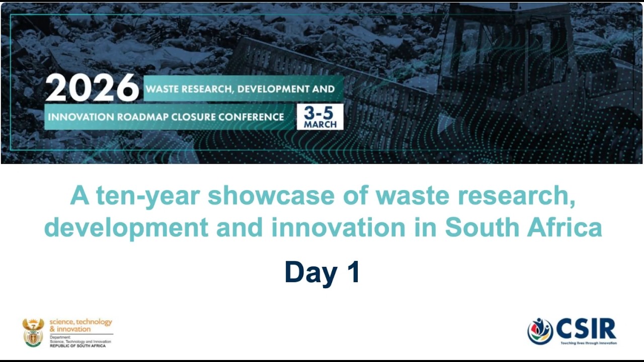 Webinar: A ten-year showcase of waste RDI in South Africa (3 March 2026 - Day 1)