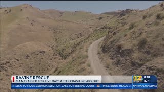 'Please don't let me die here': Ridgecrest man thankful for dirt bikers who found him 5 days after c