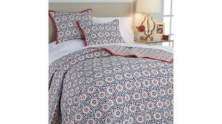 Minnie Driver St. Mary&#39;s 3piece Cotton Quilt Set
