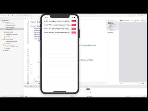 SwiftUI Tutorial: Animation on Expanded List