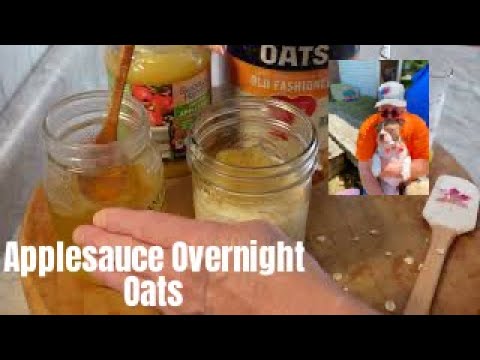 Applesauce Overnight Oatmeal