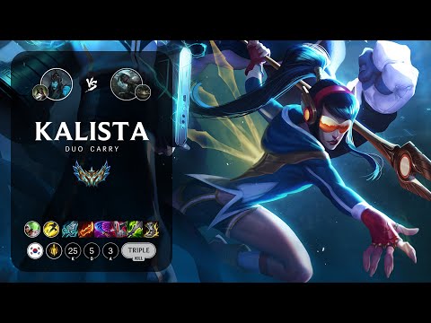 Kalista ADC vs Senna - KR Challenger Patch 13.24