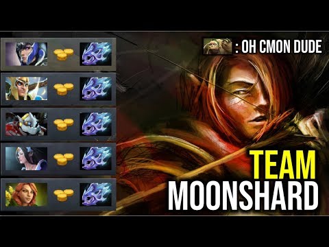 EPIC MOON SHARD TEAM..!! Amazaing Team Work Max Attack Speed Team Windranger 7.21d | Dota 2