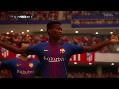 FIFA 18 ROAD TO DIVISION 1 PART 136 - BARCELONA VS ATLETICO MADRID - FIFA 18 Online Seasons Gameplay